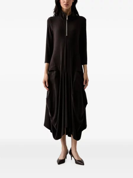 Rochie midi Joseph Ribkoff drapată maro