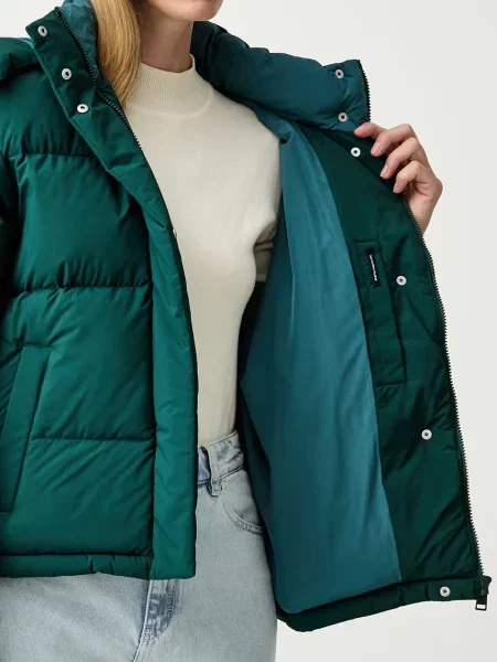 Tommy Jeans пухено яке дамско зелено