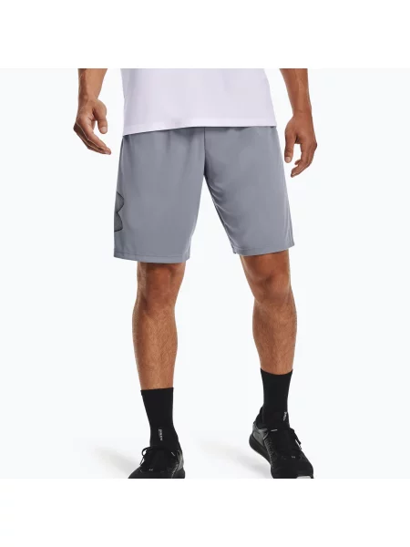 Pantaloni scurți de antrenament pentru bărbați Under Armour Tech Graphic gri