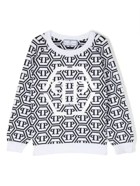 Bluza dziecięca Philipp Plein czarna