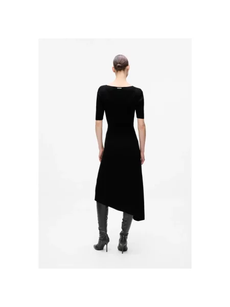 Sukienka midi Karl Lagerfeld czarna