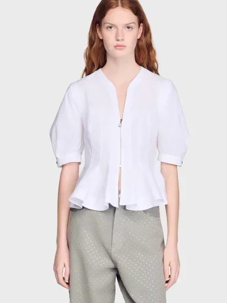 Блуза Sandro біла