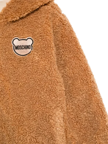 Kurtka dziecięca Moschino brązowa