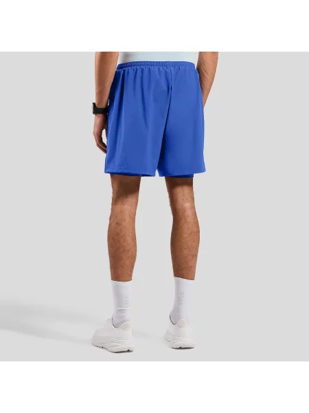 Spodenki ODLO short ESSENTIAL 6 INCH niebieskie