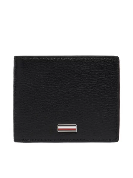 Tommy Hilfiger Портфейл Th Central Mini Cc Wallet черен