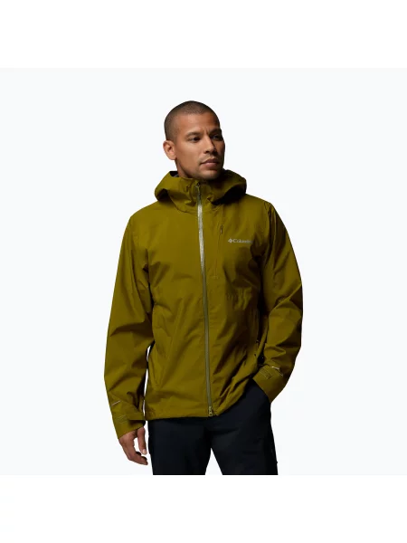 Geacă softshell pentru bărbați Columbia Trailborne mossy green verde