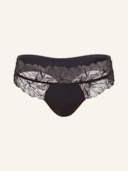 Calvin Klein Stringi Perfectly Fit Lace schwarz czarne