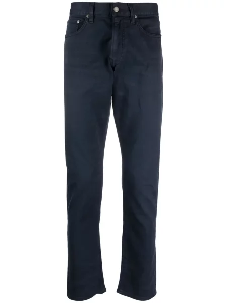 Manšestrové pruhované dvouřadé chinos Polo Ralph Lauren černé