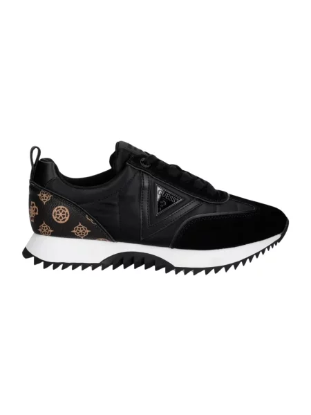 Sneakersy Guess skórzane czarne