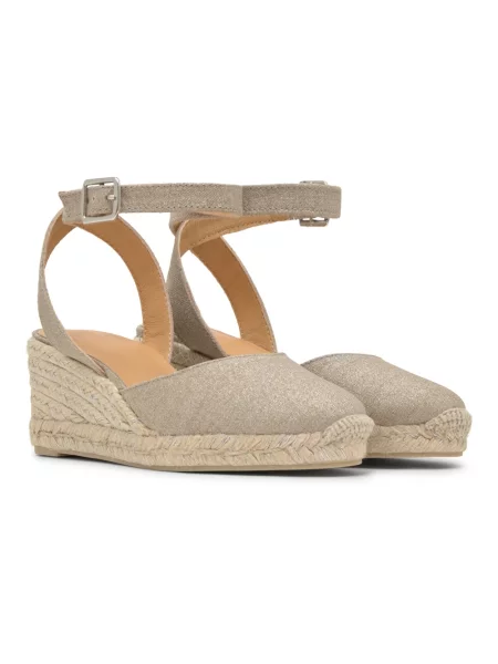 Espadryle Castañer szare