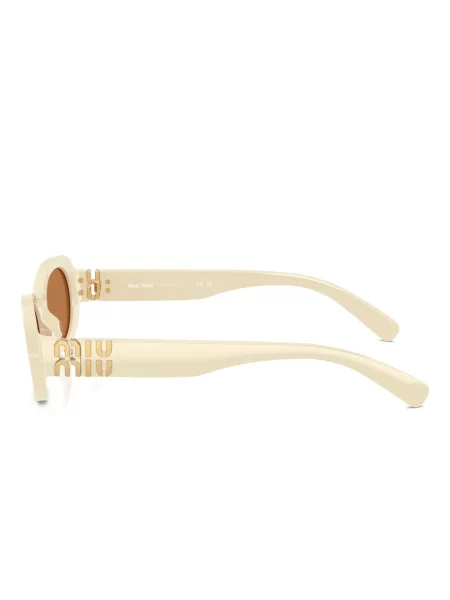 Ochelari de soare Miu Miu Eyewear alb