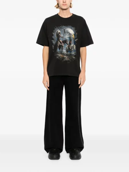Tricou Melt cu imagine negru