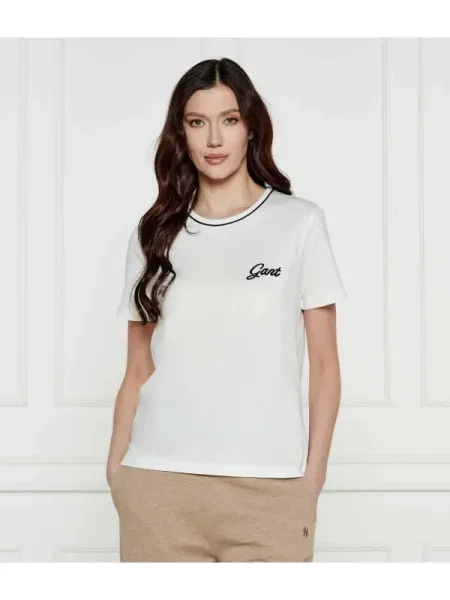 Gant Tricou alb