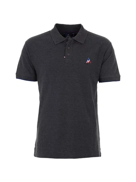 Polo majica Peak Mountain siva