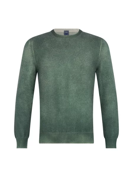 Sweter Fedeli z kaszmiru zielony
