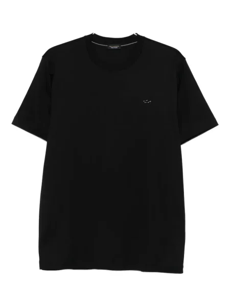 Tricou Paul & Shark cu broderie negru
