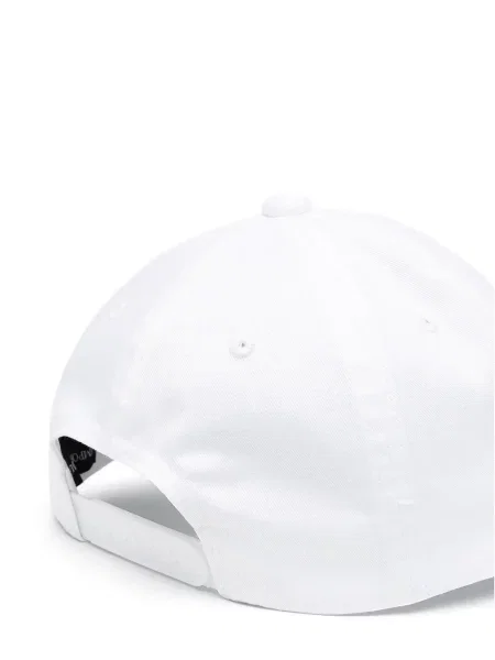 Kepurė su snapeliu Emporio Armani balta