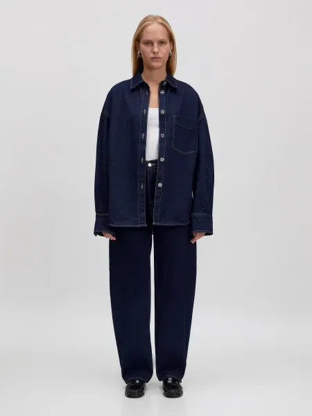 EDITED Jeans Theodora denim albastru