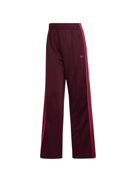 Pantaloni Adidas alergare cu model piele de șarpe cu broderie maro