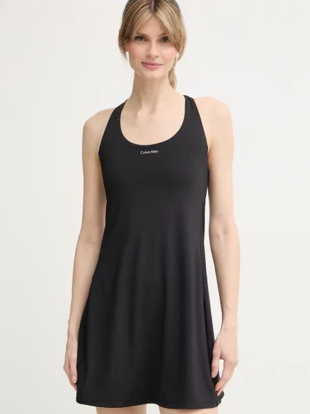 Calvin Klein Performance sukienka sportowa czarna