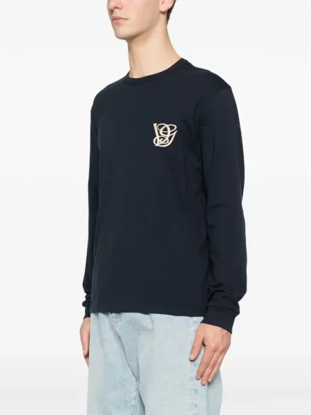 Tricou Valentino Garavani lung albastru