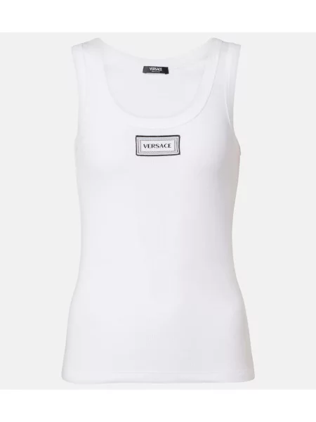 Top Versace alb