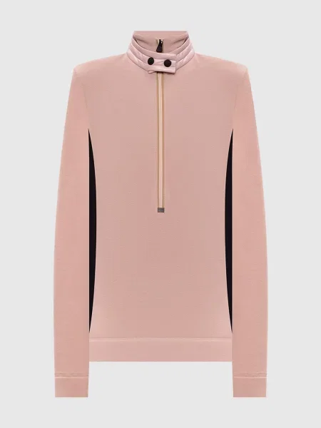 Гірськолижний флісовий джемпер Moncler Grenoble рожевий