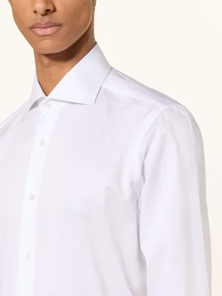 Barba Napoli Košile Slim Fit bílá