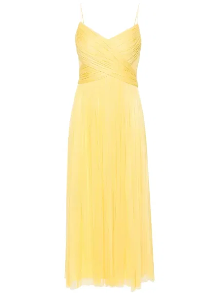 Rochie maxi Cristallini galben