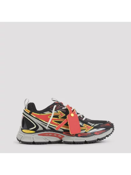 Sneakersy Off-white z siateczką białe