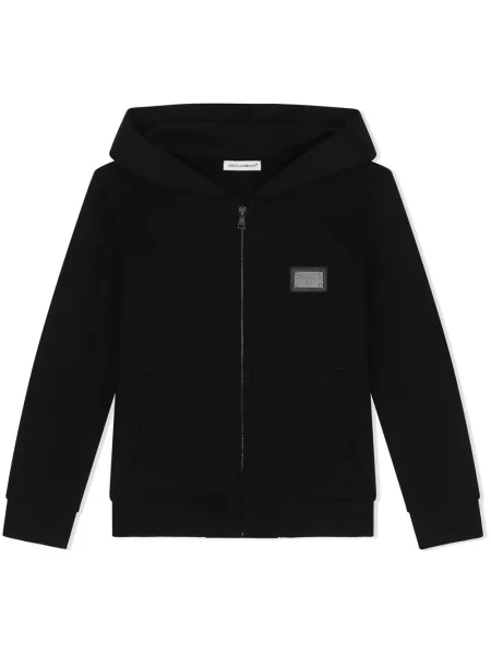 Bluza z kapturem dziecięca Dolce And Gabbana czarna