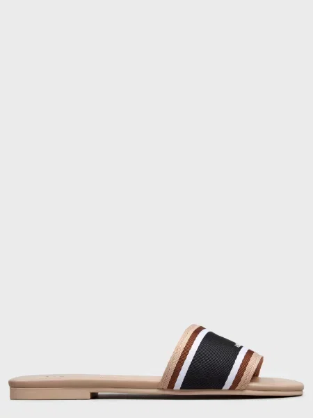 Шлепанцы Armani Exchange бежевые