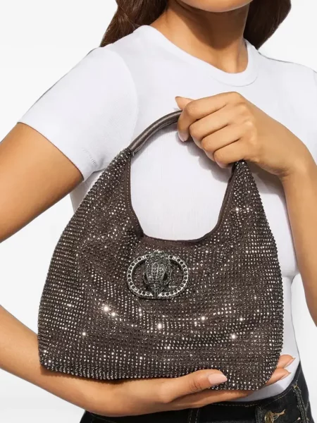 Geantă shopper Kurt Geiger London maro