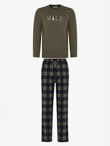 Penti Pyžamo dlouhé Pyjama-Sets khaki