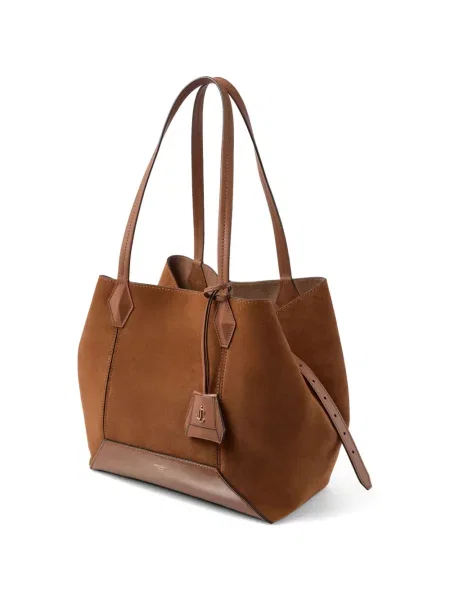 Geantă shopper Jimmy Choo maro