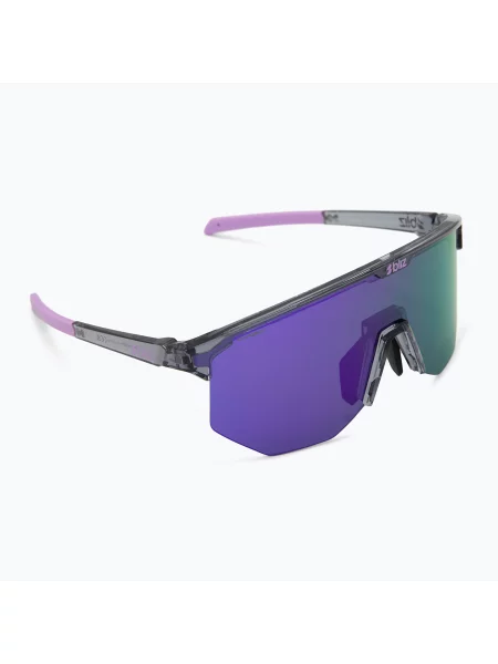 Okulary przeciwsłoneczne Bliz Hero Small crystal black/grey purple multi czarne
