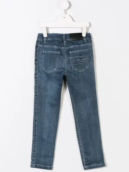 Jeansy skinny dziecięce Givenchy niebieskie