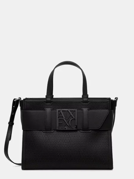 Armani Exchange geantă crossbody pentru femei negru