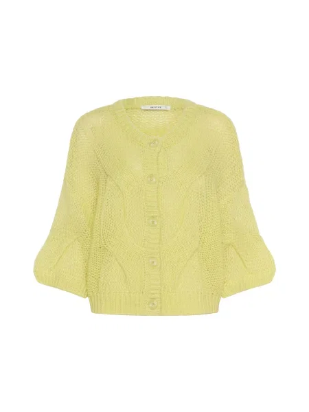 Gestuz Geacă tricotată GZZenia' galben