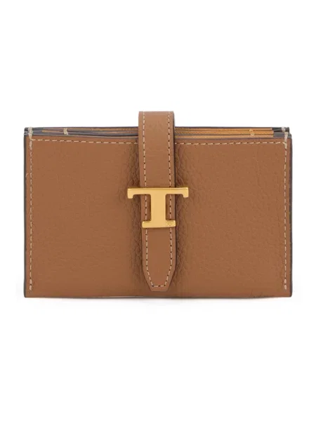 Portfel Tod's skórzany brązowy