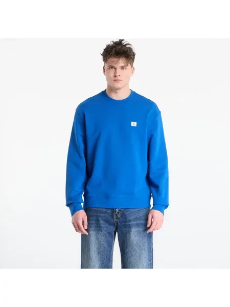 Sweatshirt Calvin Klein Jeans Ls Eu Badge Crewneck Sw Classic Blue XL albastru