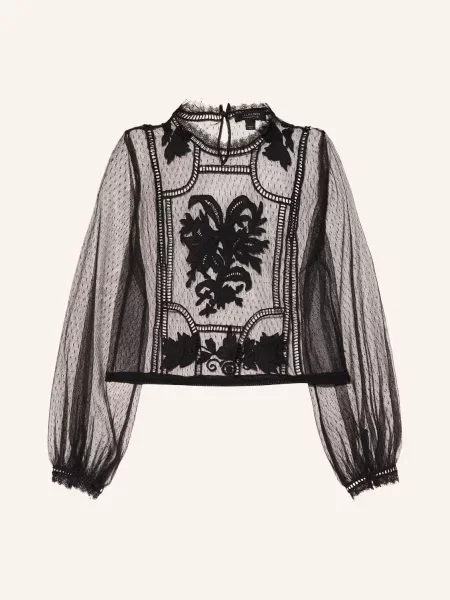 AllSaints bluzka CESCA czarna