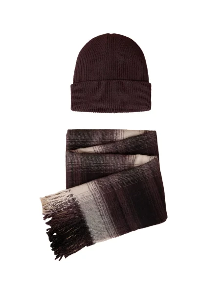 Next Căciulă crem / ciocolatiu negru