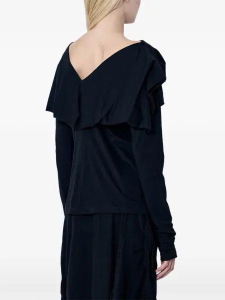 Lung bluză Yohji Yamamoto negru