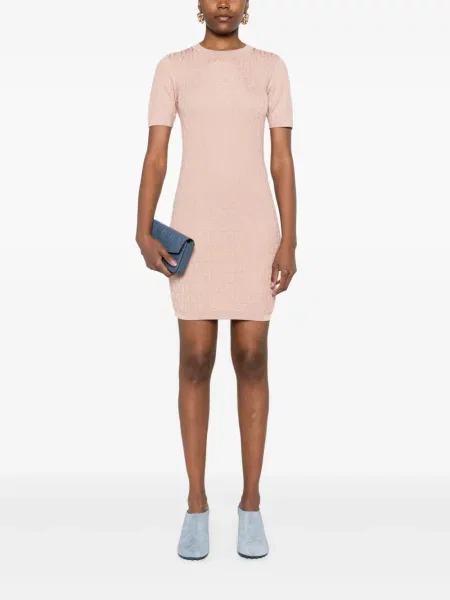 Rochie mini Fendi de costum roz