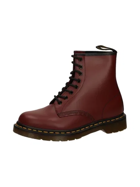 Botki Dr. Martens skórzane czerwone