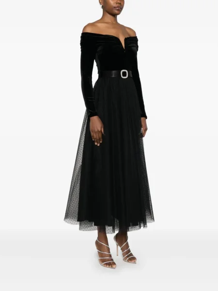 Rochie maxi Nissa de costum negru