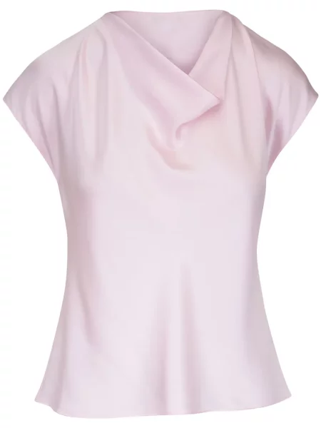Kołnierz typu komin bluzka Vince różowa