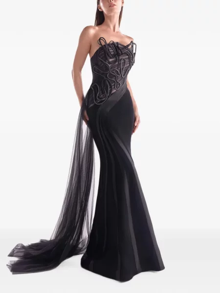 Rochie Gaby Charbachy fără bretele negru