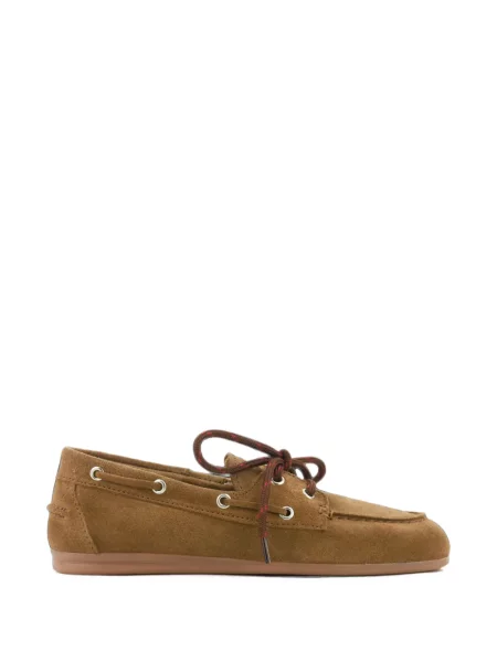 Pantofi loafer Posa din piele de căprioară maro
